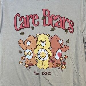 Care Bears Beige T-Shirt with Colorful Bears